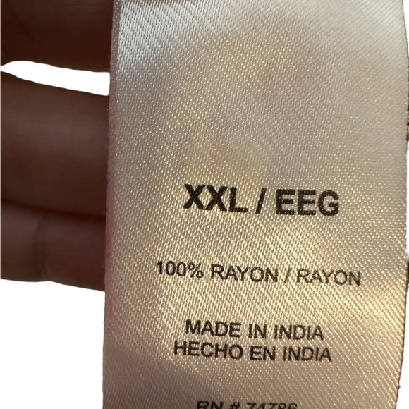 Bila Bohemian Peasant Blouse Bell Sleeves Tiered Floral Print Size XXL Western - Picture 11 of 11